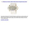 Michael Kors Women's MK5145 White Silicone Wrapped Runway Watch