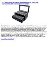 Watch Box for 20 Watches Black Matte Finish XL Extra Large Compartments Soft Cushions Clearance Window