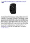 Fossil Men's FS4159 Black Stainless Steel Bracelet Black Analog Dial Watch