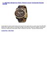 MICHAEL Michael Kors Watch, Women's Acrylic Tortoiseshell Bracelet MK5038