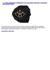 Swiss Legend Men's 20065-BB-01-GA Commander Collection Chronograph Black Rubber Watch