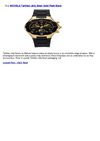 MICHELE Tahitian Jelly Bean Gold Plate Black