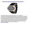Seiko 5 Men's SNK809 Automatic Black Strap Black Dial Watch