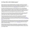 Is it time to hire a debt collection agency