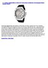 Swiss Legend Men's 10541-02 Trimix Diver Collection Chronograph Black Rubber Watch
