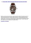 Bulova Men's 96A108 Automatic Mechanical Strap Brown Dial Watch