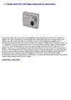 Pentax Optio T30 7.1MP Digital Camera with 3x Optical Zoom