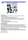 Canon PowerShot SD1300IS 12 MP Digital Camera w4x Wide Angle Optical IS Zoom (Silver) 8GB BP6L BatteryCharger...