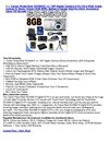 Canon PowerShot SD3500IS 14.1 MP Digital Camera w5x Ultra Wide Angle Optical IS Zoom (Silver) 8GB BP6L BatteryCharger...