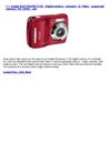 Kodak EASYSHARE C122 - Digital camera - compact - 8.1 Mpix - supported memory_ SD, SDHC - red