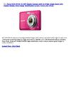 Sony DSC-W310 12.1MP Digital Camera with 4x Wide Angle Zoom with Digital Steady Shot Image Stabilization and 2.7 inch...