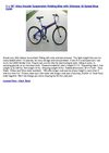 26 Alloy Double Suspension Folding Bike with Shimano 18 Speed Blue Color