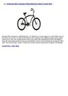Americas Bike Company Rasta Blackout Adult Cruiser Bike