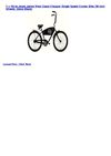 Nirve Jesse James West Coast Chopper Single Speed Cruiser Bike (26-Inch Wheels, Gloss Black)