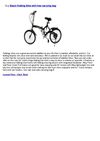 Black Folding Bike with free carrying bag