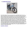 EG Milan Electric Bicycle