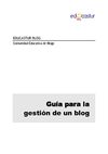Guia para la gestion de un blog