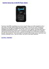 SanDisk Sansa Clip+ 8 GB MP3 Player (Black)