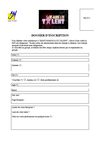 dossier d'inscription