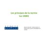 Les principes de la norme iso 14001 - Ecoute et Qualité