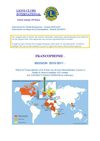 Projet Francophonie Lions Club DM103 France