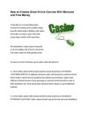 How to Choose Great Online Casinos With Bonuses and Free Money