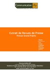 Revue de Presse - Agence Communication-Rp / Presse Nationale Grand Public