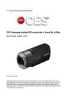CES 2011: Samsung budget HD camcorder a boon for lefties