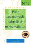 Pour une méthode naturelle de mathématiques - extraits