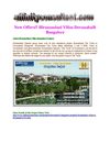 Hiranandani Villas Bangalore AffinityConsultant.com, Hiranandani Villas Devanahalli@09999620966 Bangalore Property
