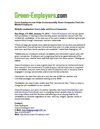 Green-Employers.com Helps Environmentally Aware Companies Find Like-Minded Employees