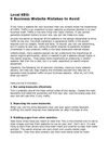 Local SEO: 9 Business Website Mistakes to Avoid