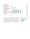 Business Intelligence Data Mining, fast and accurate data mining 
