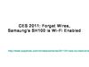 Forget Wires, Samsungs SH100 is Wi-Fi Enabled 