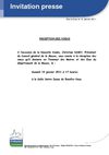 Voeux du President du Conseil General aux Maires et elus
