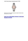 GUESS Watch, Women's Glitz Bezel Bracelet G75791M