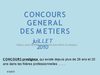 Concours general des métiers 2010