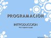 Introduccion a la Programacion