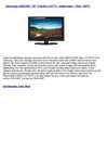 Samsung LN22C350 - 22 3 Series LCD TV - widescreen - 720p - HDTV