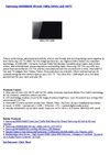 Samsung UN46B8000 46-Inch 1080p 240Hz LED HDTV