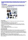 Canon PowerShot SD1300IS 12 MP Digital Camera w4x Wide Angle Optical IS Zoom (Silver) 8GB BP6L BatteryCharger...