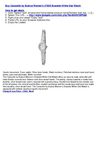 Caravelle by Bulova Women's 47E05 Bracelet White Dial Watch