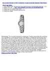 Invicta Women's 0126 II Collection Crystal Accented Stainless Steel Watch