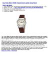 Timex Men's T2E581 Classic Brown Leather Strap Watch