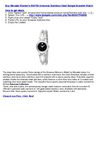 Movado Women's 604759 Amorosa Stainless Steel Bangle Bracelet Watch