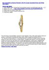 Caravelle by Bulova Women's 45L79 Crystal Accented Silver and White Dial Watch