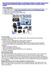 Canon PowerShot SD1300IS 12 MP Digital Camera w4x Wide Angle Optical IS Zoom (Blue) 8GB BP6L BatteryCharger...