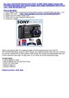 Sony DSCHX5VB DSCHX5 DSC-HX5V 10.2MP CMOS Digital Camera with 10x Wide Angle Zoom with Optical Steady Shot Image...