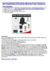 Sony Bloggie MHS-PM5K 1080 HD Video Snap Camera Camcorder with 360ยฐ Fisheye Video Lens (White) with 4GB MS Card...