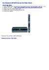 Panasonic DMP-BD60 Blu-ray Disc Player (Black)